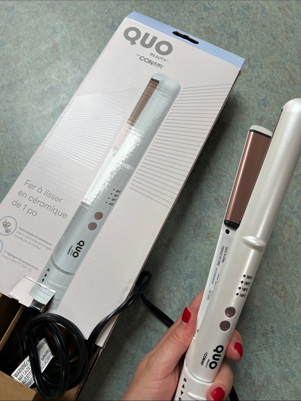 1β Ceramic Hair Straightner, original packaging, never used